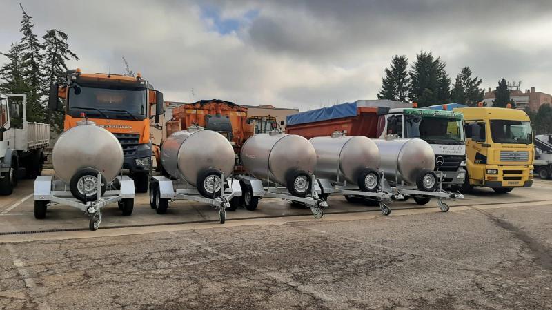 Conoce Castilla-La Mancha-La Diputación de Guadalajara adquiere 5 nuevas cisternas de agua de 3.000 litros
