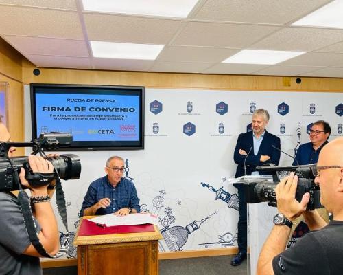 Conoce Castilla-La Mancha-El IMPEFE firma un convenio de colaboración para fomentar el cooperativismo, la economía social y el empleo en Ciudad Real
