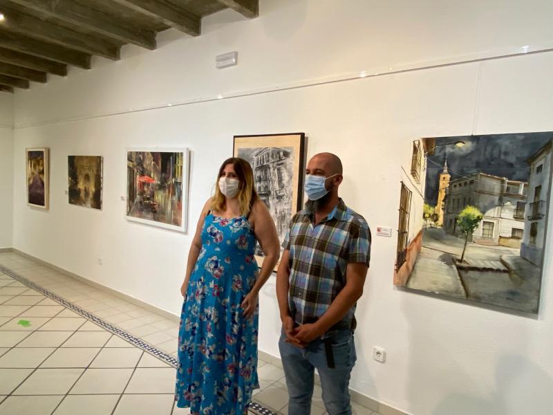 Conoce Castilla-La Mancha-Abierta la exposición del XXI Certamen de Pintura Rápida Nocturna ‘Ángel Lizcano’ de Alcázar