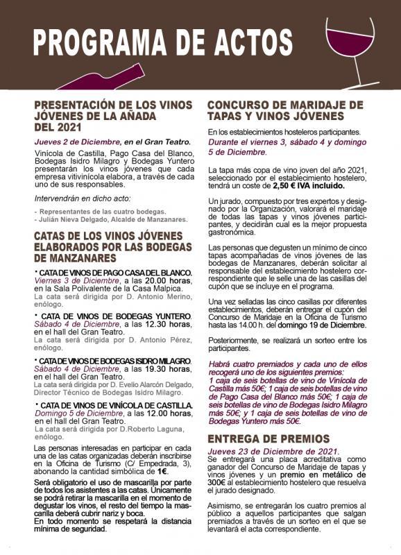 Conoce Castilla-La Mancha-14 propuestas gastronómicas compiten en el Concurso de Maridaje de 'Manzanares, tierra de vinos'
