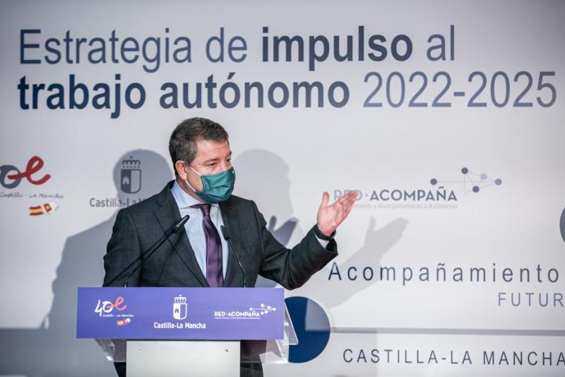 Conoce Castilla-La Mancha-García-Page presenta la nueva ‘Estrategia de Impulso al Trabajo Autónomo 2022-2025’