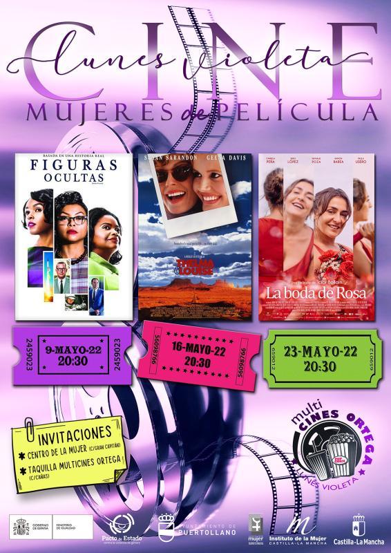 Conoce Castilla-La Mancha-La mujer como referencia en el Ciclo cinematográfico ‘Lunes violeta’ en Puertollano
