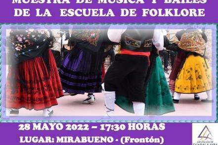 Muestra de música y bailes de la Escuela de Folklore de la Diputación de Guadalajara en Mirabueno