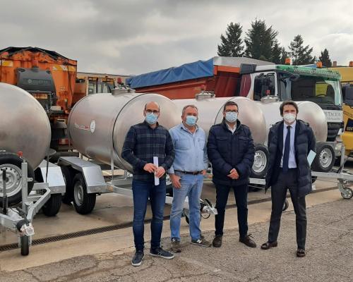 Conoce Castilla-La Mancha-La Diputación de Guadalajara adquiere 5 nuevas cisternas de agua de 3.000 litros